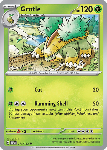 Grotle Pokémon TCG card art