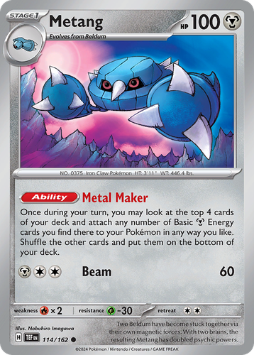 Metang 114, Temporal Forces