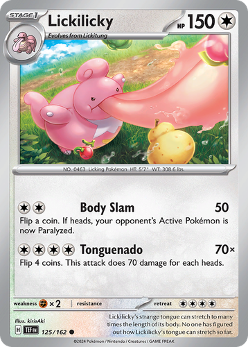 Lickilicky 125, Temporal Forces