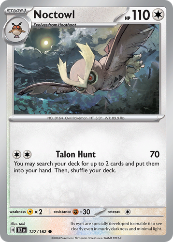 Noctowl 127, Temporal Forces