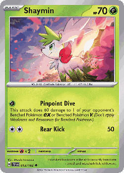 Shaymin Pokémon TCG card art