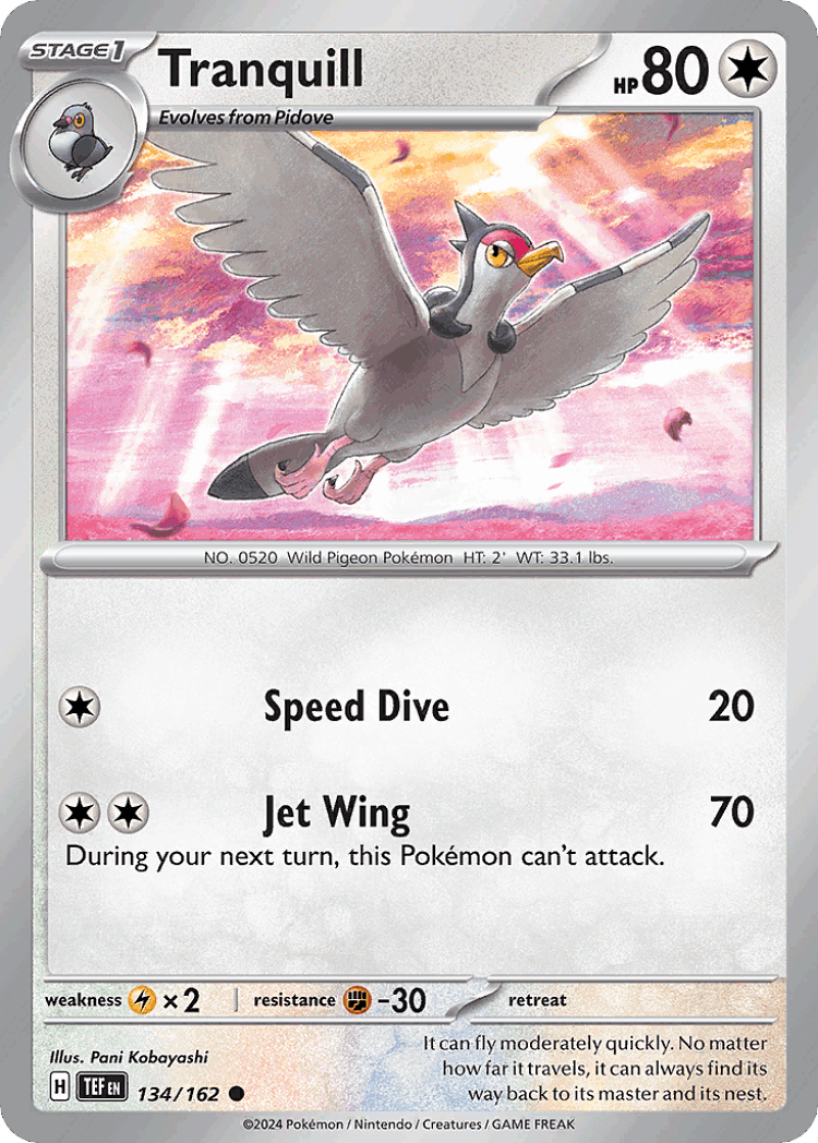 Tranquill #134 from Temporal Forces - Common - Illustrated by Pani Kobayashi