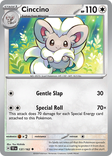 Cinccino 137, Temporal Forces