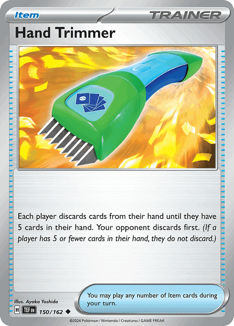 Hand Trimmer #150 from Temporal Forces - Uncommon - Illustrated by Ayaka Yoshida