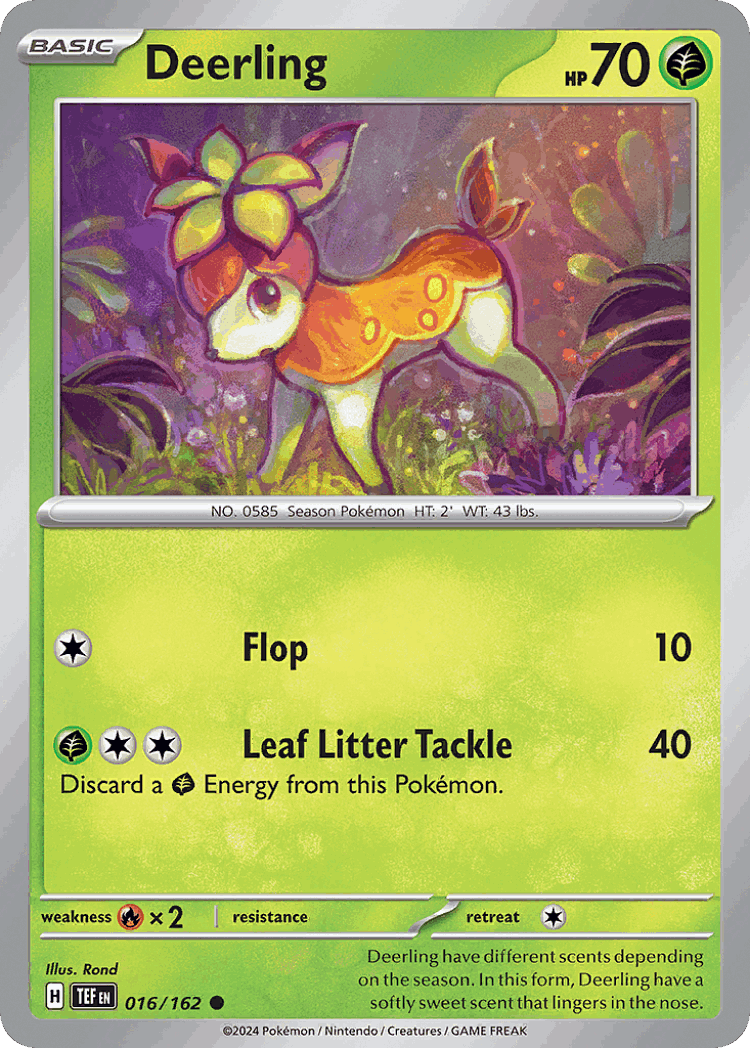 Deerling #16 from Temporal Forces - Common - Illustrated by Rond