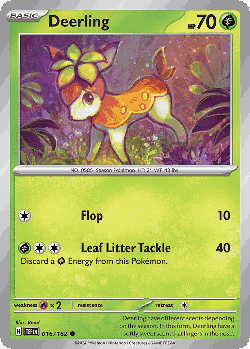 Deerling Pokémon TCG card art