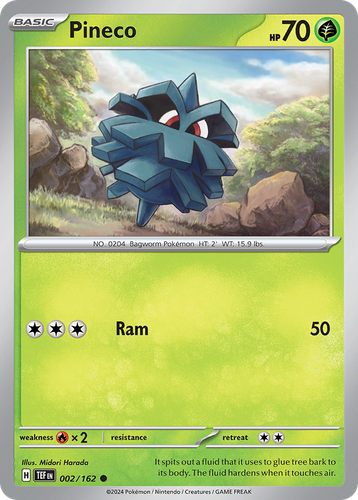 Pineco Pokémon TCG card art