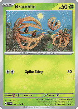 Bramblin Pokémon TCG card art