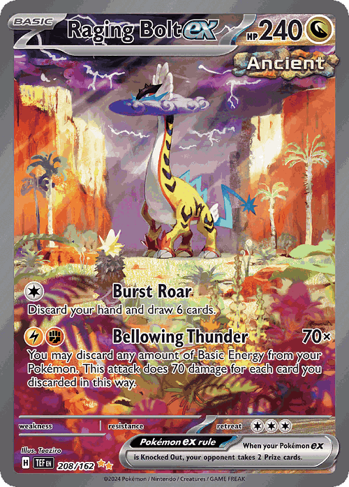 Raging Bolt exのカード画像