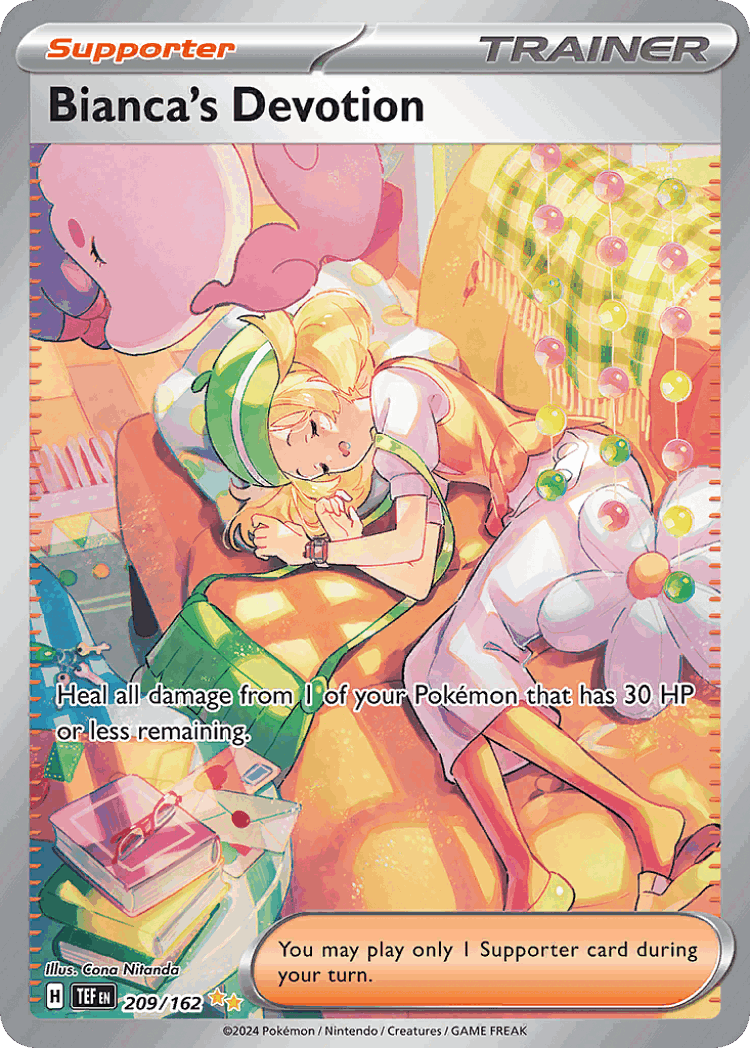 Bianca's Devotion #209 from Temporal Forces - Special Illustration Rare - Illustrated by Cona Nitanda
