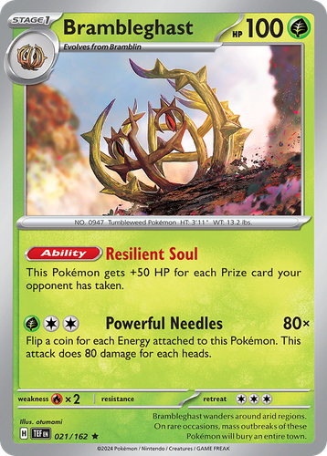 Brambleghast Pokémon TCG card art