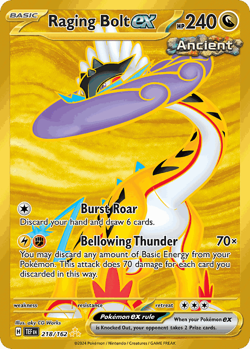 Raging Bolt ex 218, Temporal Forces