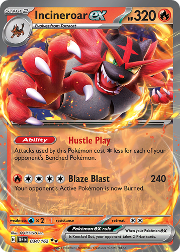 Incineroar ex 34, Temporal Forces