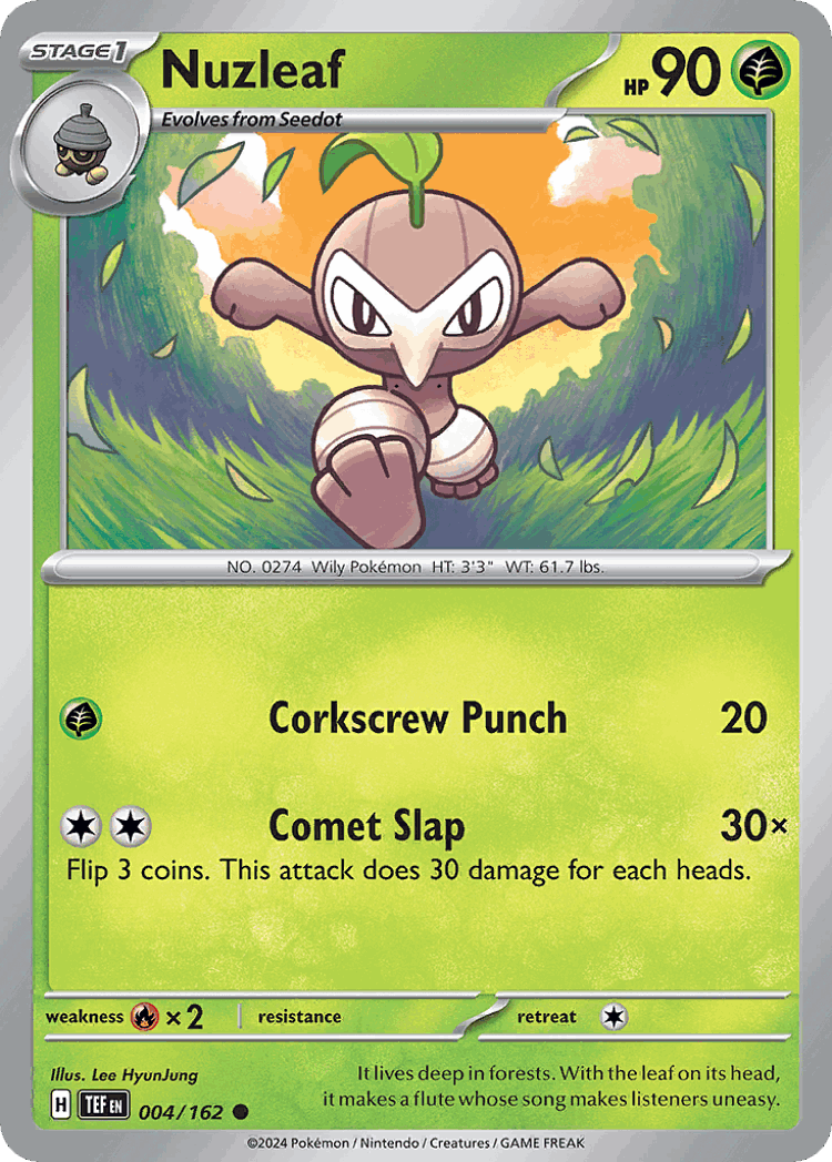 Nuzleaf #4 from Temporal Forces - Common - Illustrated by Lee HyunJung