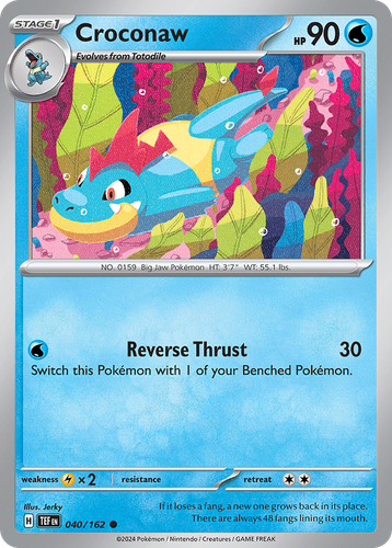 Croconaw 40, Temporal Forces