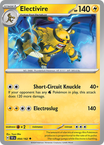 Electivire 54, Temporal Forces