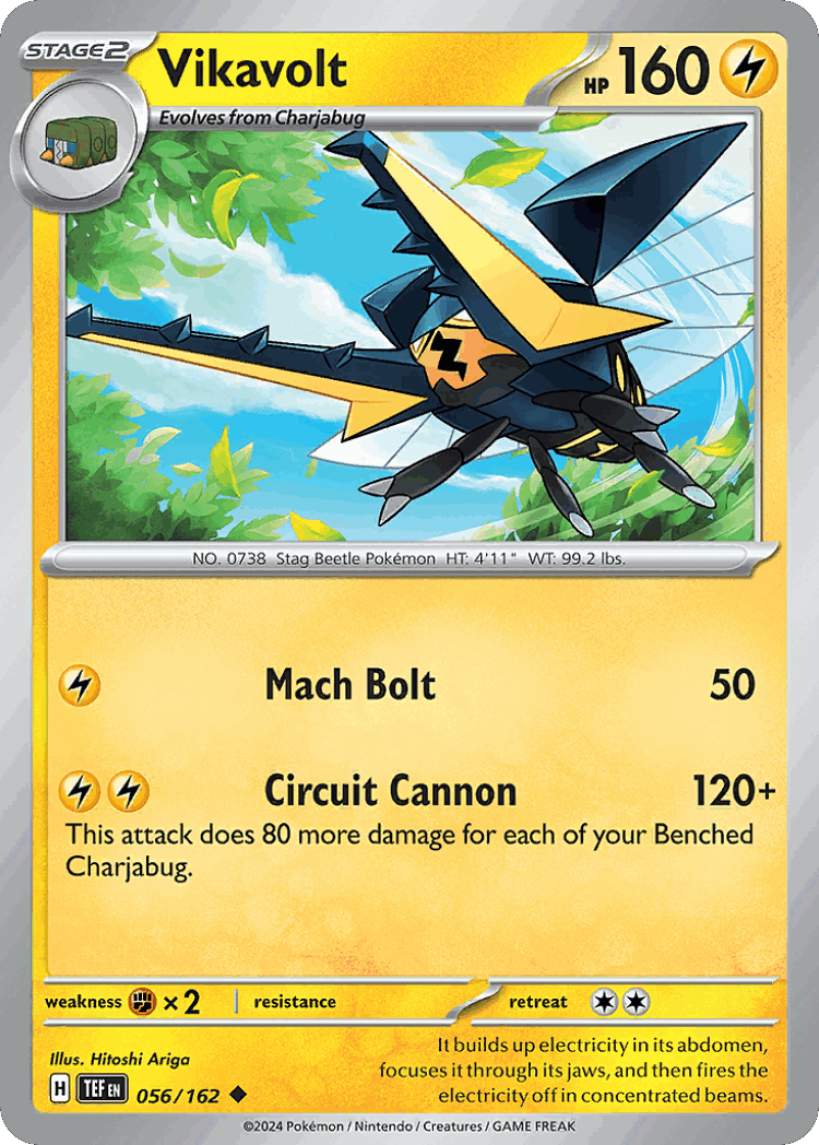 Vikavolt #56 from Temporal Forces - Uncommon - Illustrated by Hitoshi Ariga