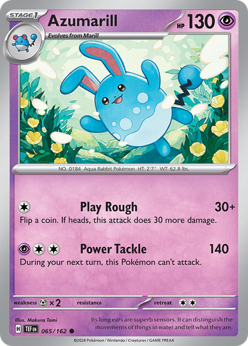 Azumarill 65, Temporal Forces