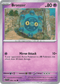 Bronzor Pokémon TCG card art