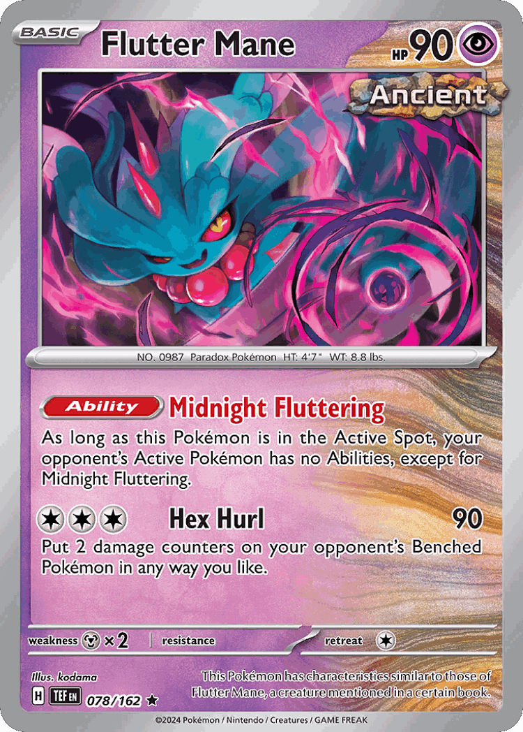 Flutter Mane #78 from Temporal Forces - Rare - Illustrated by kodama