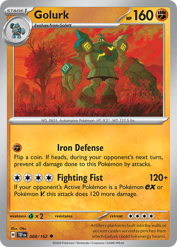 Golurk 88, Temporal Forces