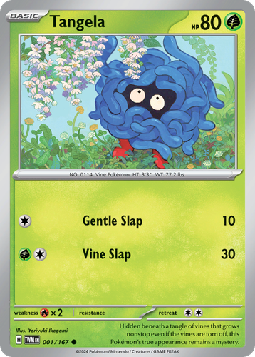 Tangela Pokémon TCG card art