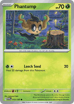 Phantump Pokémon TCG card art