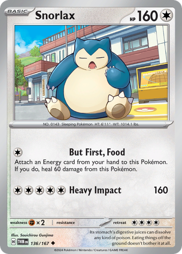 Snorlax 136, Twilight Masquerade