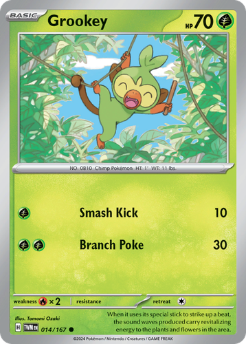 Grookey Pokémon TCG card art