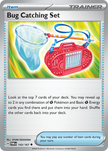 Bug Catching Set #143 from Twilight Masquerade - Uncommon - Illustrated by AYUMI ODASHIMA