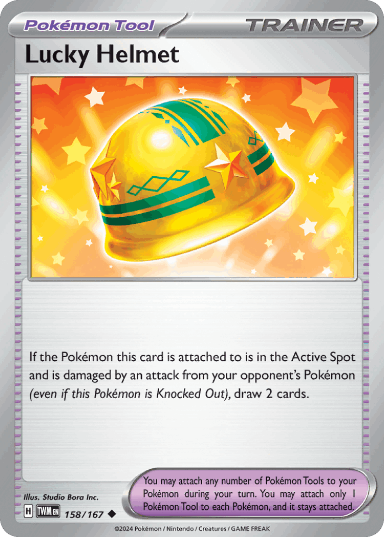Lucky Helmet #158 from Twilight Masquerade - Uncommon - Illustrated by Studio Bora Inc.