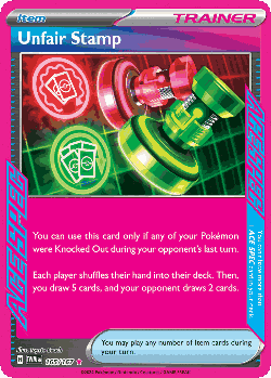 Unfair Stamp card art