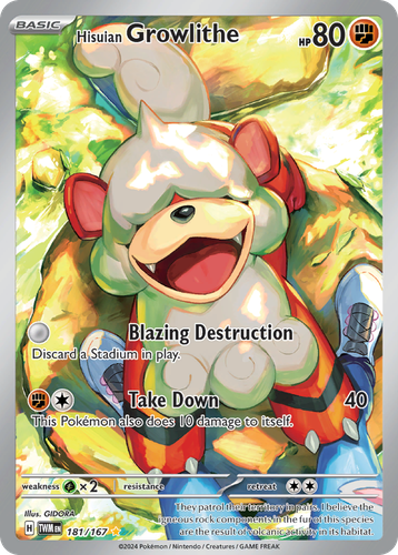 Hisuian Growlithe 181, Twilight Masquerade