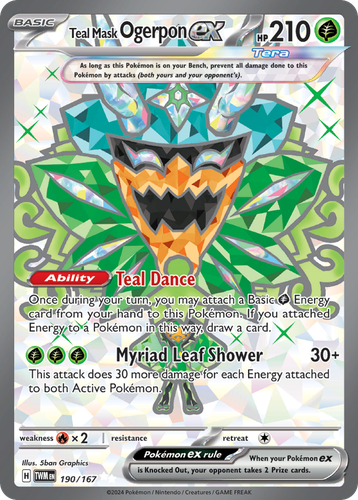 Teal Mask Ogerpon ex 190, Twilight Masquerade