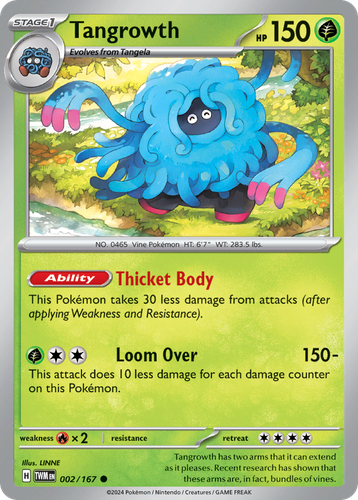 Tangrowth Pokémon TCG card art