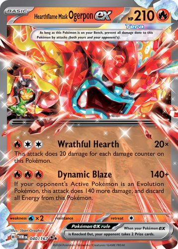 Hearthflame Mask Ogerpon ex 40, Twilight Masquerade