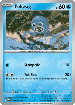 Poliwag Pokémon TCG card art