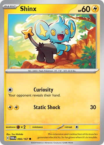 Shinx #66 from Twilight Masquerade - Common - Illustrated by Yuu Nishida