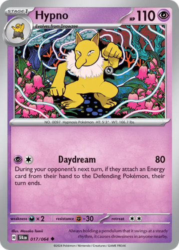 Hypno Pokémon TCG card art