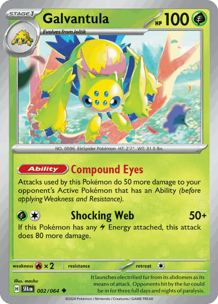 Galvantula #2 from Shrouded Fable - Uncommon - Illustrated by mashu