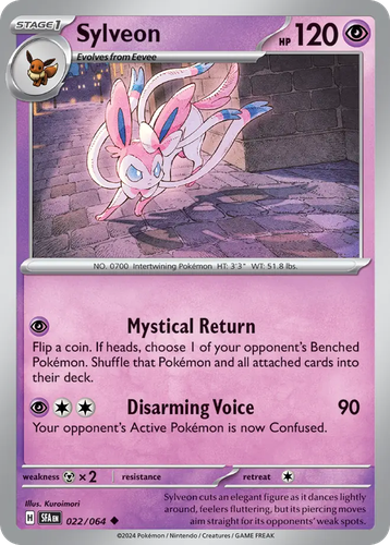 Sylveon Pokémon TCG card art