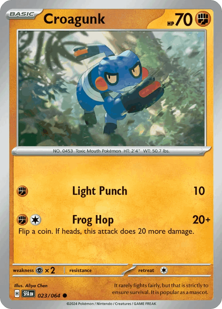 Croagunk #23 from Shrouded Fable - Common - Illustrated by Aliya Chen