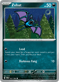 Zubat 27, Shrouded Fable