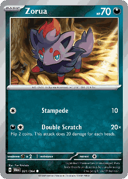 Zorua 31, Shrouded Fable