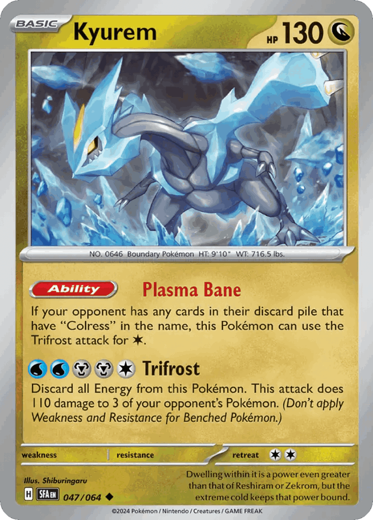 Kyurem #47 from Shrouded Fable - Uncommon - Illustrated by Shiburingaru