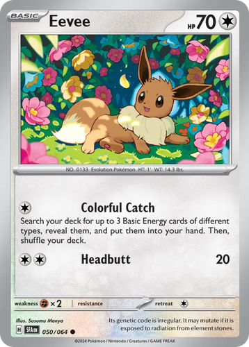 Eevee #50 from Shrouded Fable - Common - Illustrated by Susumu Maeya