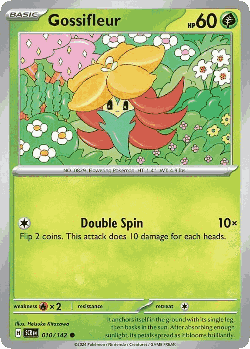Gossifleur Pokémon TCG card art