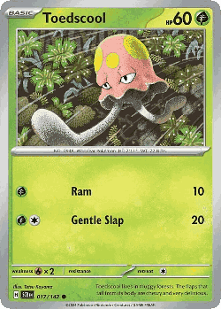 Toedscool Pokémon TCG card art