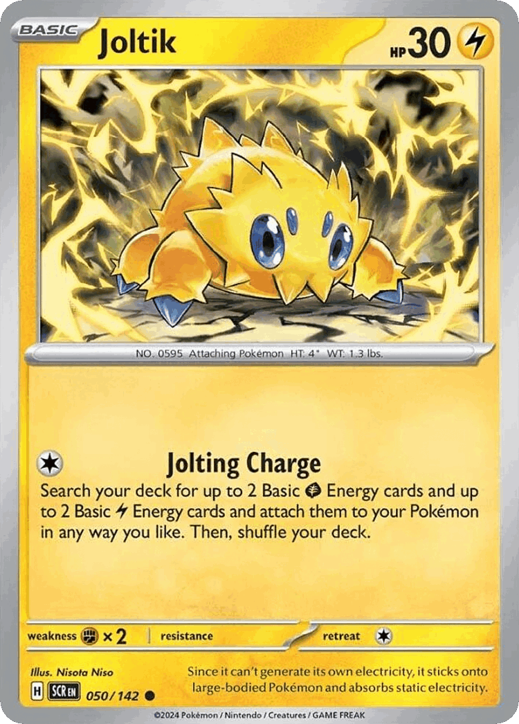 Joltik #50 from Stellar Crown - Common - Illustrated by Nisota Niso