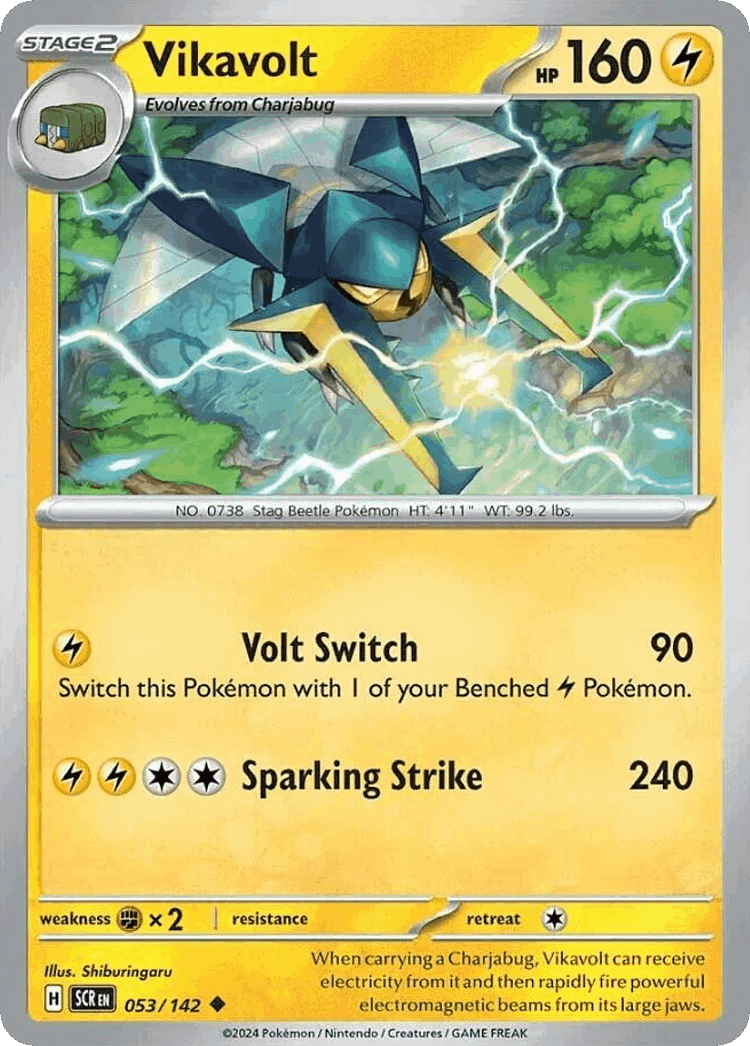Vikavolt #53 from Stellar Crown - Uncommon - Illustrated by Shiburingaru